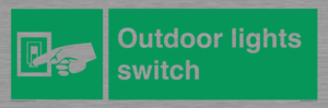 Outdoor lights switch